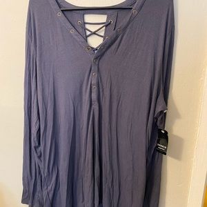 Nwt lace back torrid super soft top